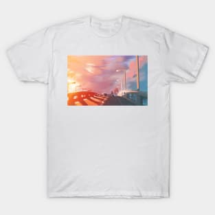 Sunrise and Bridge T-Shirt